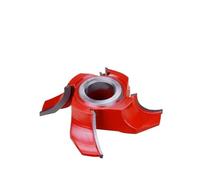 Fresa ranuradora para madera con cabezal de husill Cepilladora de madera en espiral, regruesadora, moldeadora, cortadora, herramienta for trabajar la madera(Hole Diameter 30mm,D120xR40x4T)