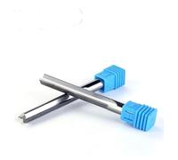 Fresa recta de 3.175/4/6/8mm, vástago de 2 flautas, fresa de extremo de carburo recubierto de TiCN, Fresa de madera CNC, 1 Uds.(3.175x15x3.175x38)