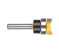 Fresa recta de doble borde con rodamiento de bolas fácil de operar, 19,05 mm para un recorte cómodo para carpintería, cortador de corte de doble borde