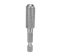 Fresa Rotativa para acero 1/4" Hex para Taladrar y Grabar Fresa(E) | texturizado, eliminación eficiente material, acabado liso, para madera metales blandos, para vástago hexagonal