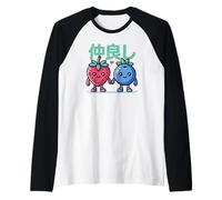 Fresa y arándanos Nakayoshi Best Buddies Camiseta Manga Raglan
