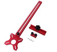 Fresado soporte - desmontable aleación de aluminio fresado soporte, suministros de carpintería con escala clara, base de corte innovador para tablero de madera maciza