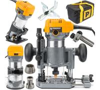 Fresadora 2000W Cantos Router Set 6 / 8mm Tauchfräse Winkelfräse Madera 50mm