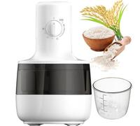 Fresadora automática de arroz, peladora de 200 W con 7 engranajes, producción rápida de arroz en 3 minutos, descascaradora eléctrica para uso doméstico