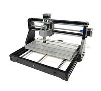 Fresadora CNC, máquina de grabado DIY, área de trabajo, 300 × 180 × 45 mm, máquina de grabado con modos versátiles y tarjeta de control GRBL, mini grabadora láser para tallado de madera y acrílico