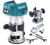Fresadora combinada a batería MAKITA con accesorios Li-ion XGT 40V, sin batería RT001GZ17