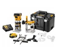 Fresadora combinada inalámbrica DeWALT 18V 2x5.0Ah DCW604P2