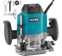 Fresadora de 1200 W, fresadora de madera y cantos, diámetro de 6 y 8 m, 12.000 - 30.000 revoluciones por minuto, seis velocidades
