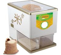 Fresadora de arroz, peladora de 500 W y separador de salvado para procesamiento de lotes pequeños de arroz integral y molido, funcionamiento eficiente de 250-500 g/min