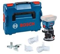 Bosch Professional Fresadora a batería GFK 18V-8 – L-BOXX, guía paralela, sin batería ni cargador