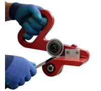 Fresadora de doble rueda profesional - Potente cortadora manual ajustable para chapa, acero, hojalata, aluminio, cartón, herramienta de corte, operación manual, robusta y duradera, apuesta