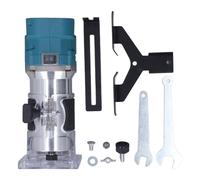 Fresadora de Madera 6 Niveles de Velocidad, Trimmer para Carpintería, Compatible con Baterías 18V - Motor Brushless, Ajuste Preciso, Uso Profesional y Doméstico