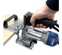 Fresadora de madera Soporte ranurado 2 en 1, sujetadores invisibles, Panel de armario, localizador de perforaciones, guía de ranurado de fresado for máquina de corte Corte estable y preciso