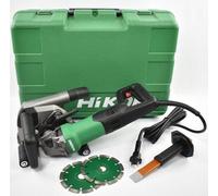 Fresadora de ranuras HIKOKI de 1.900 W, Ø 125 mm, profundidad de fresado de hasta 40 mm y ancho de 35 mm, para instalaciones eléctricas y sanitarias en la pared CM5MAWSZ