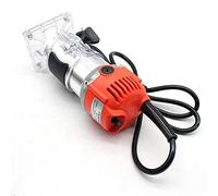 Fresadora eléctrica de 800 W, 1/4 pulgadas, 220 V, fresadora portátil para trabajar la madera (26 x 15,5 x 13,5 cm)