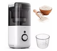 Fresadora eléctrica de arroz, separador automático de salvado de arroz de 300 W, 7 engranajes para fresado de precisión, capacidad de 480 ml, produce arroz en 3 minutos, ideal para uso doméstico