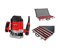 Fresadora electrica HOLZMANN OBF 1200 variable mas set 50 fresas OFS 50