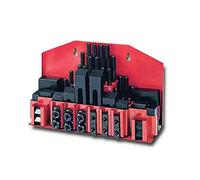 Fresadora M10, combinación de herramientas, piezas platina, 58 unids/set, fresadora, placa presión, abrazadera Universal, código grupo hierro,Rendimiento Potente