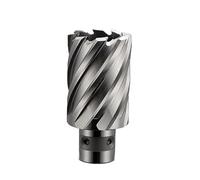 Fresadora magnética cortadora anular, Broca Hueca De Acero Alta Velocidad, Cortador Anular, Sierra Perforación, Núcleo, Universal, 12-60x25mm(Weldon Shank,48x25)