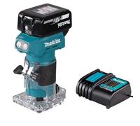 Fresadora inalámbrica makita drt52sf 18v 6mm con batería 3.0ah, moto