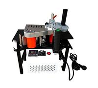 Fresadora para Madera, Máquina de bandas de borde Manual, máquina de bandas de borde portátil de encolado de doble cara automática, máquina de bandas de borde for carpintería, 220V, 1200W(Two battery)