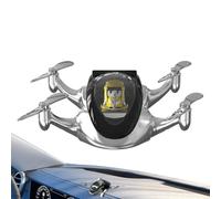 Fresadoras De Aire De Coche Solar, Fresadoras De Aire Scents Helicóptero Giratorio | Decoración De Perfume De Coche Automotriz Olor De Adhesión De Aire Para Hombres Mujeres, Interior Del Coche De