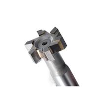 Fresas con ranura en T - Cortadores soldados con vástago recto de aleación con incrustaciones for procesamiento de hierro fundido y metal - Tamaños de 12/16/20 mm(22d 12d 90l 6t 10mm)