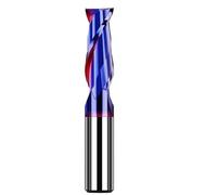 Fresas de carburo tungsteno 2 flautas HRC65, 1/5/10 piezas, for fresado metal, acero, herramienta torno CNC, fresa extremo plano recubierta(1pc HRC65 2F,D12xD12x100L)
