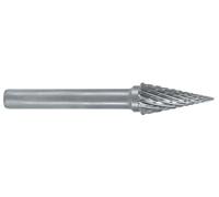 Fresas de metal duro M, cono en punta, para mecanizado preciso y acabados en materiales duros.