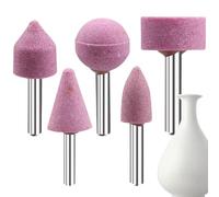 Fresas De Moler Para Taladro,5 Piezas Cabezales de Rotativas,Accesorio Para Perforación | Para Lijado Perforación Taladre Grabado Escultura Metal Madera Artesanía