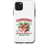 Fresas Dulce Vintage Fruta Retro Fresa Gráfico Carcasa para iPhone 11 Pro Max
