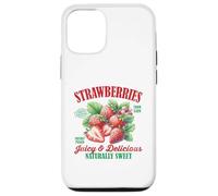 Fresas Dulce Vintage Fruta Retro Fresa Gráfico Carcasa para iPhone 12/12 Pro