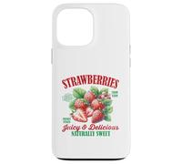 Fresas Dulce Vintage Fruta Retro Fresa Gráfico Carcasa para iPhone 13 Pro Max