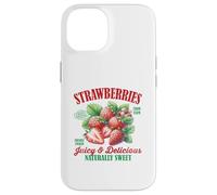 Fresas Dulce Vintage Fruta Retro Fresa Gráfico Carcasa para iPhone 14