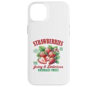 Fresas Dulce Vintage Fruta Retro Fresa Gráfico Carcasa para iPhone 14 Plus