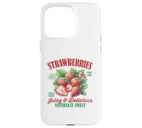 Fresas Dulce Vintage Fruta Retro Fresa Gráfico Carcasa para iPhone 15 Pro Max