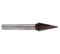Fresas metal duro TiCN M - Cono en punta, alta precisión y durabilidad, ideales para mecanizado de metales y materiales duros.