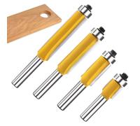 Fresas Para Madera | Carburo 8mm,Acabado De Flor - Fresadoras Amarillas Para Laminado, Muebles Y Proyectos De Bricolaje