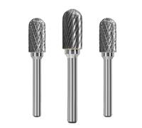 Fresas Para Metal Herramienta de Lima rotativa carburo tungsteno con cabezal 6mm, amoladora rebabas, herramientas abrasivas, taladro, fresado y tallado(CX0616M06)