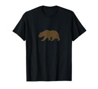 Fresco Al Aire Libre Oso Marrón Alaska Grizzly Camiseta