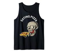Fresco Comer Pizza Divertido Amar Comida Italiana Camiseta sin Mangas