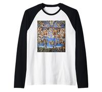 Fresco del Juicio Final de Miguel Ángel 1536-1541 Obra Camiseta Manga Raglan