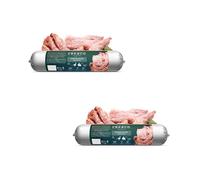 Fresco Dog Barf - Salchichas para perros con conejo y pato, paquete doble, 2 x 400 g, comida para perros con conejo y pato, puede ayudar a cuidar de forma óptima a los perros