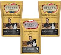 Fresco Martin Rütter - Juego de degustación de nudillos de entrenamiento para pollo | 3 x 150 g | Snack monoproteína natural | Delicioso aperitivo para perros