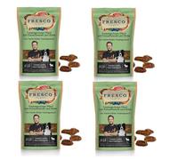 Fresco Martin Rütter Trainingsdrops Pferd mit Rotelbereren und Birne | 4er Pack | 4 x 150 g | Naturlicher Monoproteinsnack für Hunde | Getreidefreie Fortur