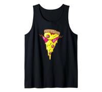 Fresco Pedazo de Pizza Fast Food Stone Oven Camiseta sin Mangas