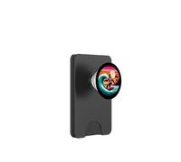 Fresco Sasquatch en Tabla de Surf Surf Olas del Atardecer Tropical PopSockets PopWallet para MagSafe