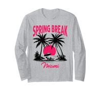 Fresco Vacaciones de Primavera Miami Tropical Vibes Manga Larga