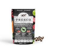 Fresco Vómito seco Complete Plus Caballo | 1 kg | Barf seco para Perros pequeños | Compuesto por Carne Muscular Pura, vísceras y Huesos de Calcio de Caballo, así como Frutas, Verduras y Aceite