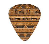 Frescos egipcios, 12 púas de guitarra por paquete, disponibles en 3 grosores diferentes, adecuadas para guitarras eléctricas, ukeleles, etc.